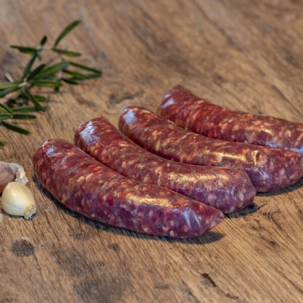 Biologische braadworst van Black Angus rund – Woudstra’s Pleats Friesland